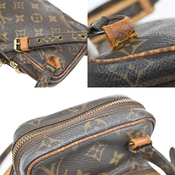 LOUIS VUITTON Mini Amazon Shoulder Bag Monogram Leather Brown - Picture 14 of 15